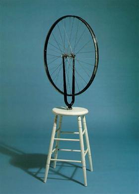 10. Marcel Duchamp. Rueda de bicicleta. 1913.