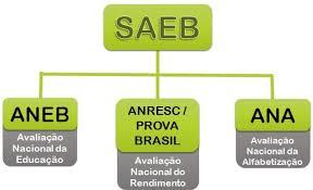 O SAEB é composto pelos seguintes processos: