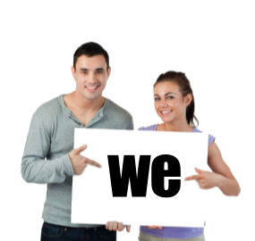 español / ingles we / nosotros