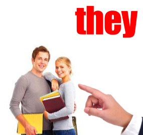 español / ingles ellos / they