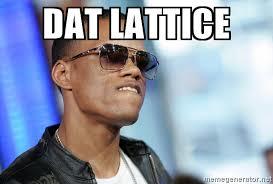 What are metallic lattices and give an example