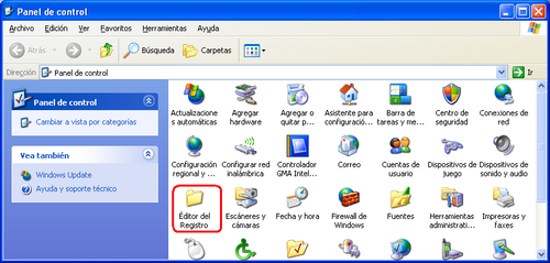 PANEL DE CONTROL.