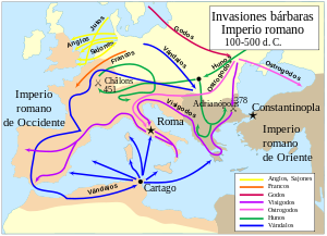 La crisis del siglo III y la caída del Imperio Romano