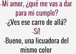 Es un texto breve, en prosa que encierra un juego conceptual que busca provocar la risa.