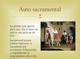 Constituido por alegorias como personajes, su finalidad es enaltecer el dogma de la Eucaristia.