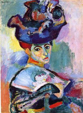02. Henri Matisse. Mujer con sombrero. 1905.