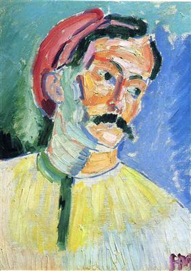 04. Henri Matisse. Retrato de Derain. 1905.