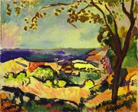 06. Henri Matisse. Paisaje en Colliure. 1905.