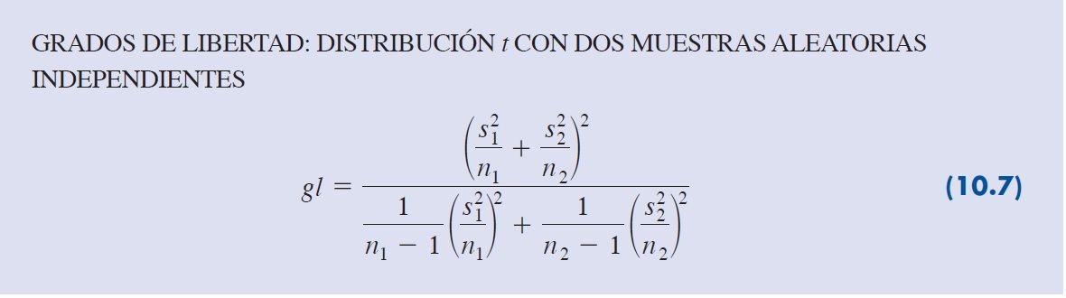 utilizacion de tablas t