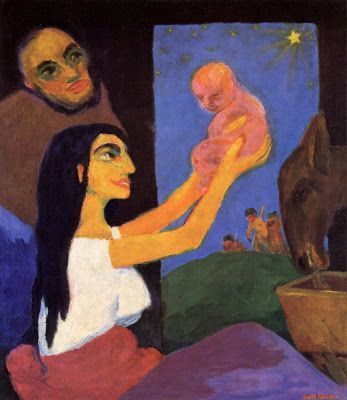 27. Emil Nolde. Natividad. 1911-1912.