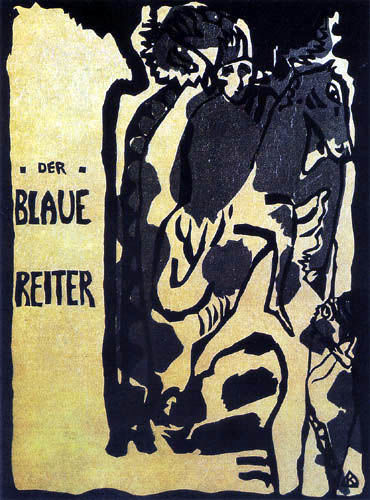 35. Vasily Kandinsky. Portada del almanaque de Der Blaue Reiter. 1911