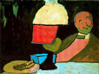 41. Gabriela Münter. Escuchando. 1909