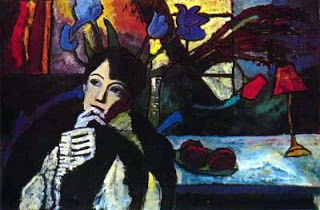 41. Gabriela Münter. Meditando. 1910