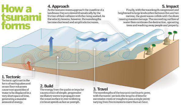 Formation of a Tsunami diagram