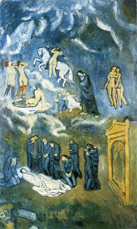 08. Pablo Ruiz Picasso. El entierro de Casagemas. 1901.