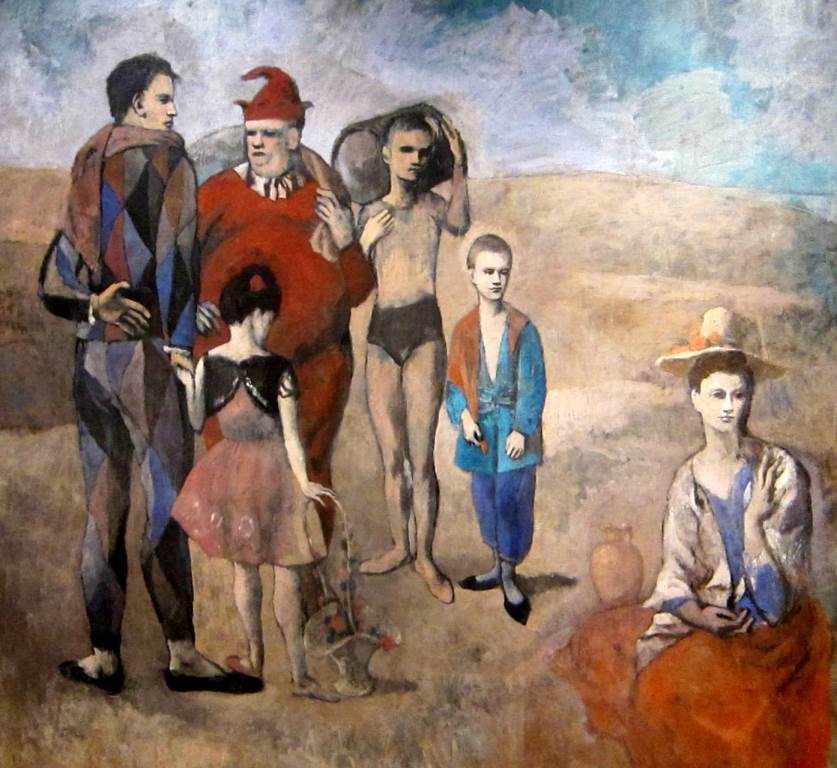 09. Pablo Ruiz Picasso. La familia de saltimbanquis. 1905.