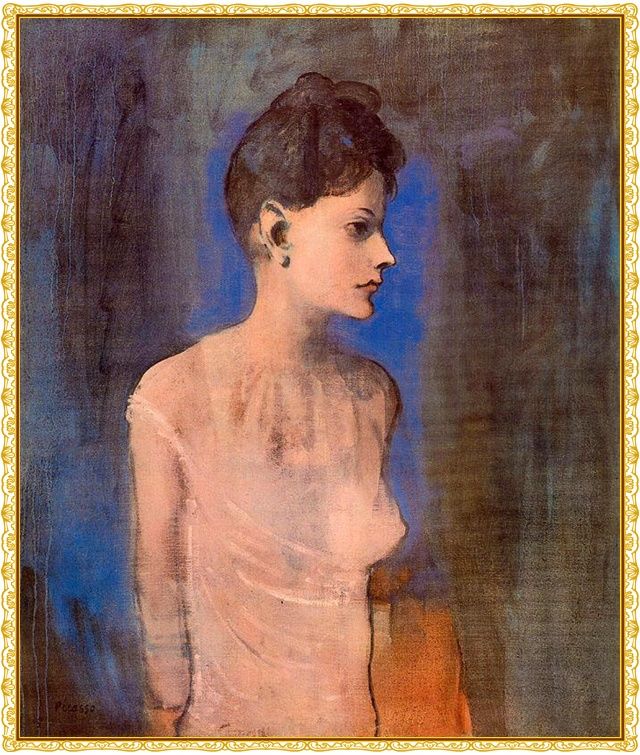 10. Pablo Ruiz Picasso. Mujer en camisa. 1905.