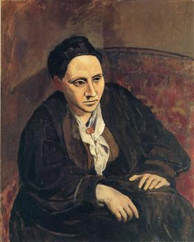 13. Pablo Ruiz Picasso. Retrato de Gertrude Stein. 1906.