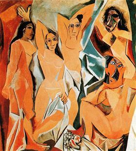 15. Pablo Ruiz Picasso. Las señoritas de Aviñon. 1907.