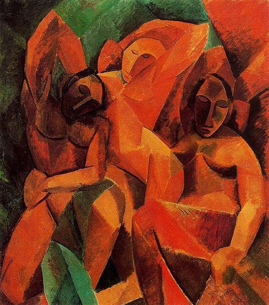 22. Pablo Ruiz Picasso. Tres mujeres. 1908-1909