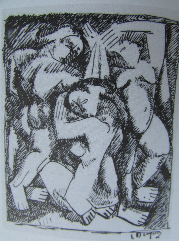 25. Georges Braque. La Femme. 1908.