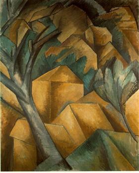 28. Georges Braque. Casa de l'Estaque. 1908.
