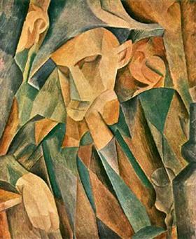 31. pablo Ruiz Picasso. Arlequín inclinado. 1909