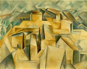 33. Pablo Ruiz Picasso. Casas de la colina de Horta de Ebro. 1909.