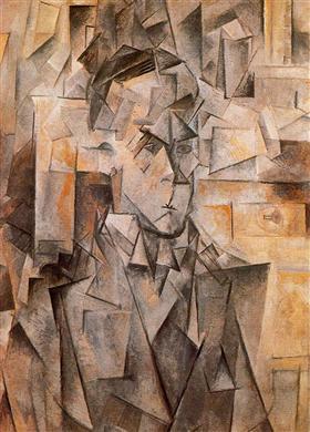 35. Pablo Ruiz Picasso. Retrato de Wilheln Uhde. 1910.