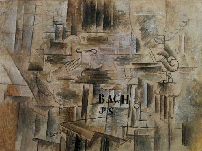 39. George Braque. Homenaje a J. S. Bach. 1911.