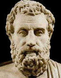 Sofocles:poeta trágico griego. Autor de obras como Antígona y Edipo rey,