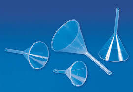 to filtrate and pour out liquids from one container to another