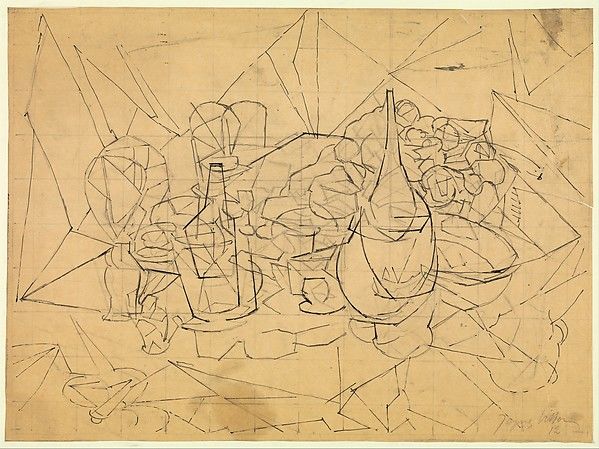 50. Jacques Villon. Naturaleza muerta (La table servie). 1912-1913.