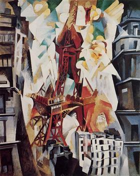 55. Robert Delaunay. La Torre Eiffel. 1910.