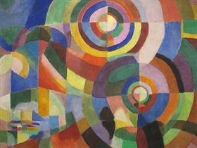 58. Sonia Delaunay-Terk. Prismas eléctricos. (1914).