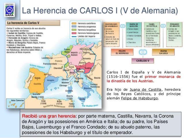 Herencia de Carlos I Y Felipe II