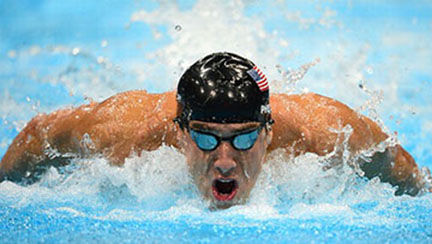 I swim in the pool