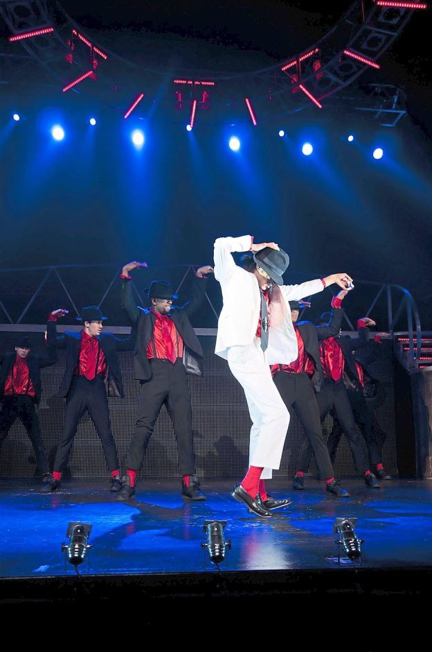 I dance on the stage
