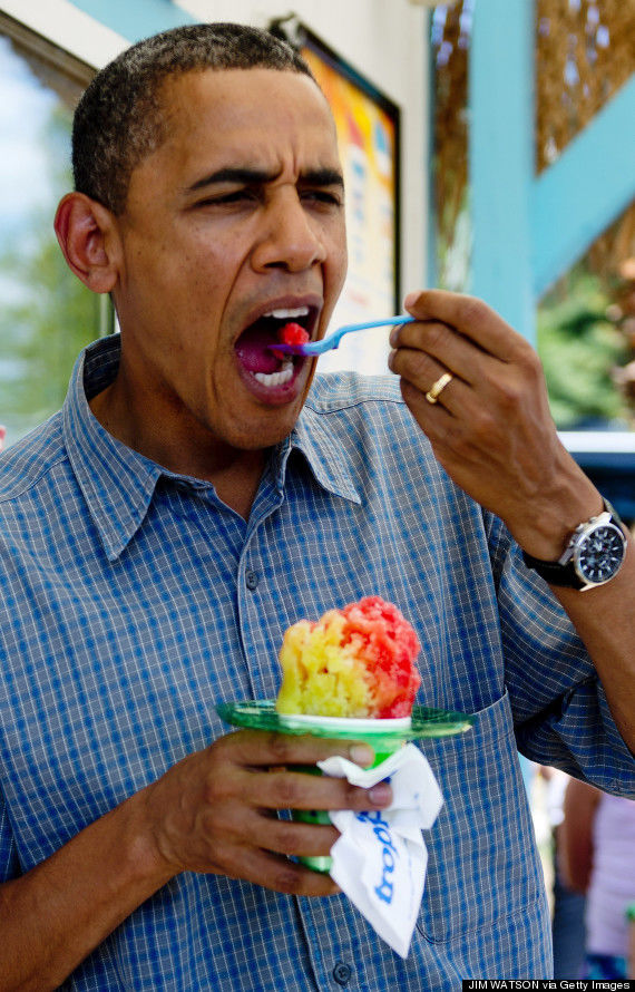 I eat ice cream