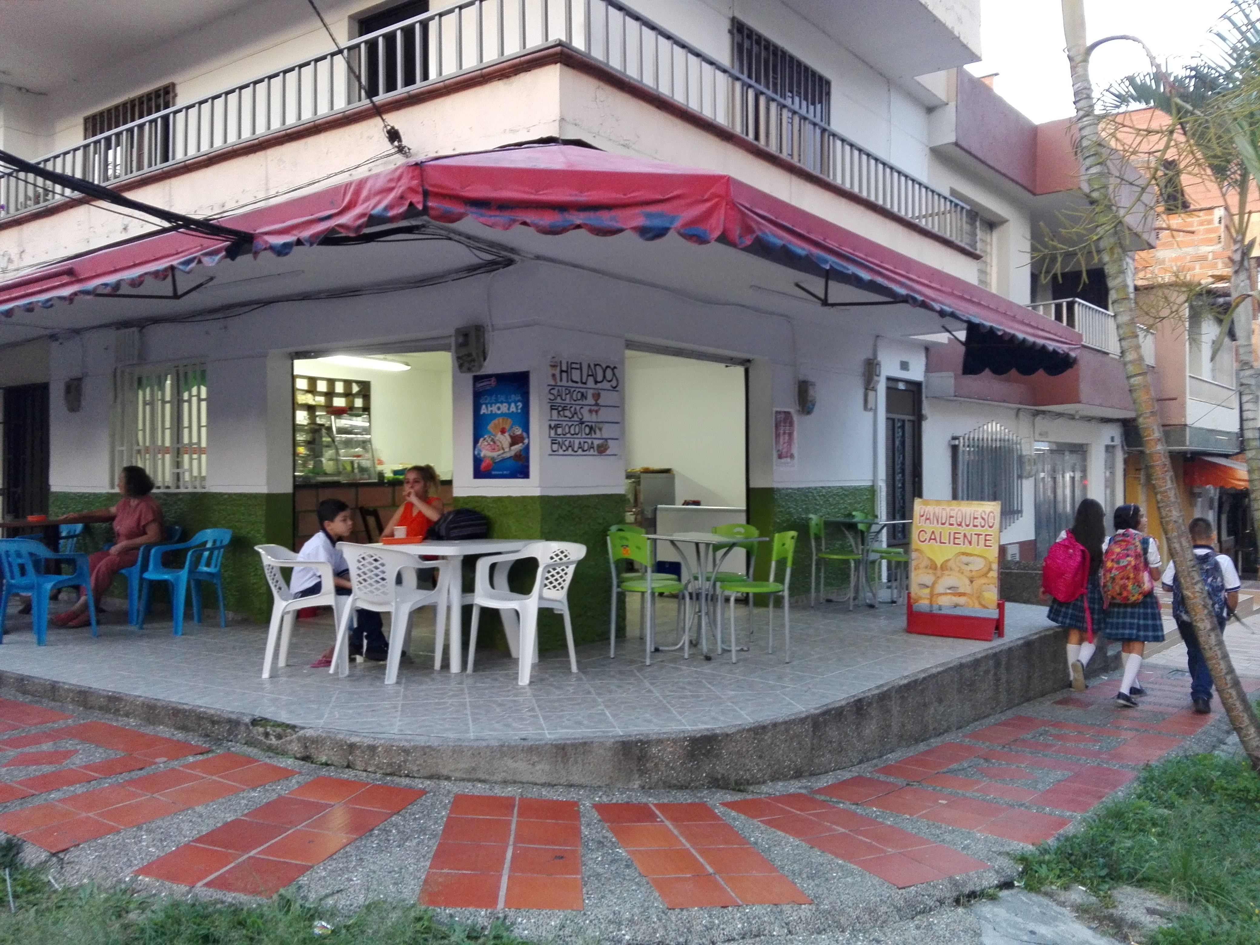The ice-cream shop