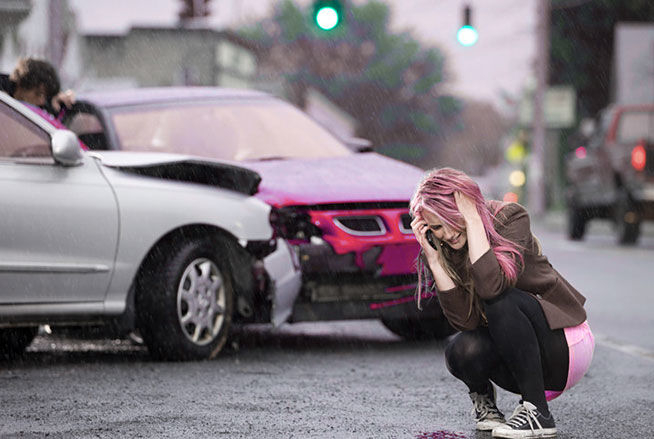 She wouldn't....if she had a driver´s license.