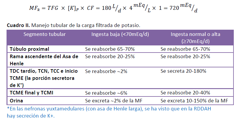 Manejo K+