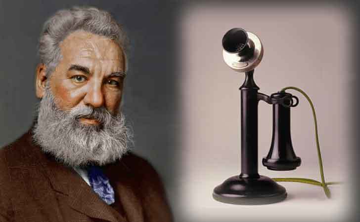 Alexander Graham Bell invented the telephone.
