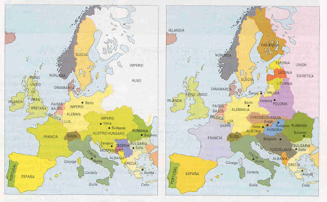 DE LA I GUERRA MUNDIAL A LA II GUERRA MUNDIAL