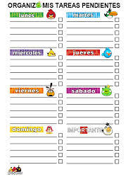 Organizar las tiempos y tareas a realizar.