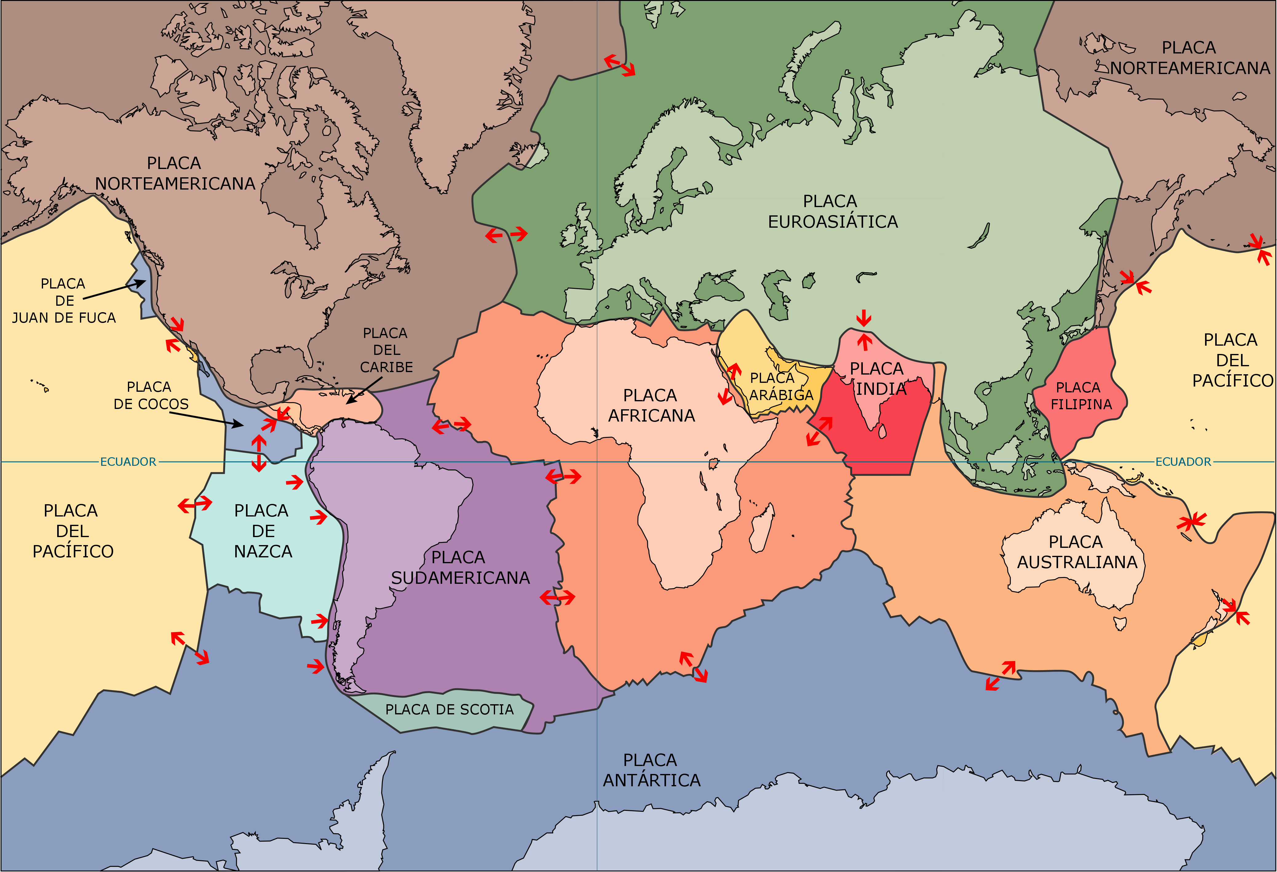 Placas tectonicas