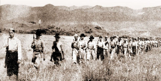 LAS GUERRILAS LIBERALES DEL LLANO Era el efecto de la hegemonía excluyente del gobierno conservador de Mariano Ospina Pérez, que dio trat...