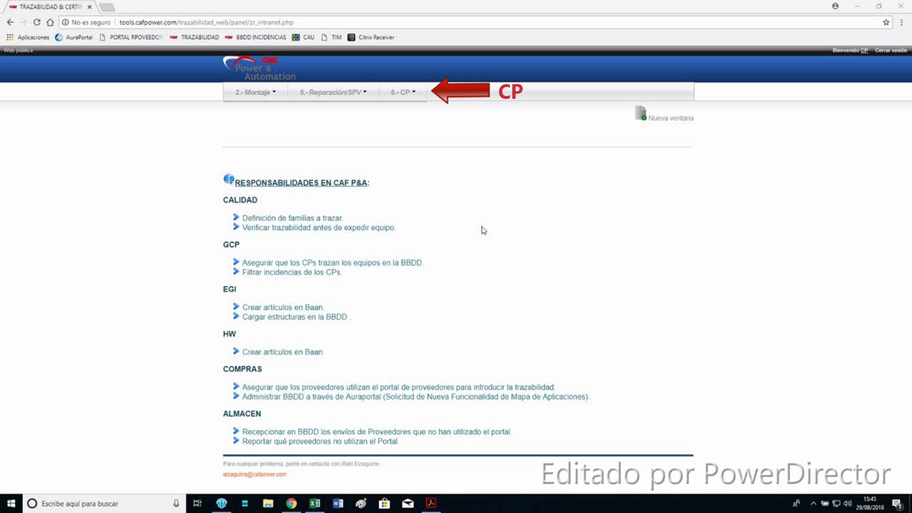 Herramienta Trazabilidad