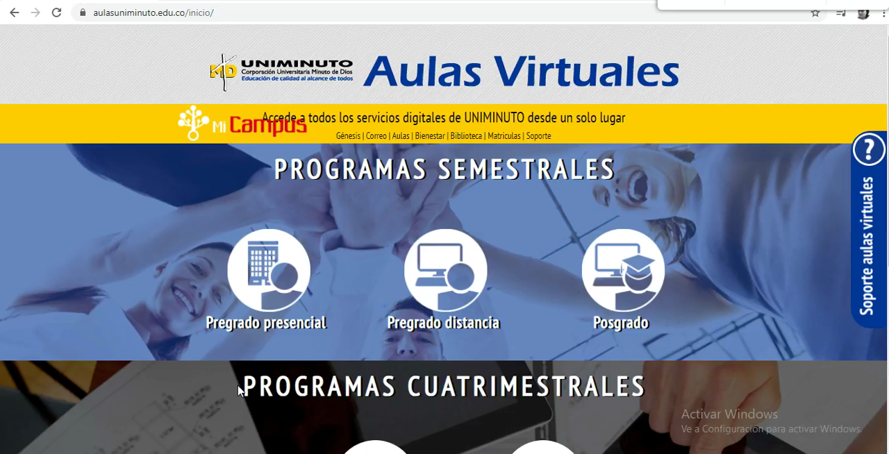 UNIVERSIDAD CORPORACION UNIVERSITARIA MINUTO DE DIOS