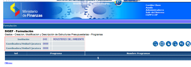 Organizador Gráfico del ESIGEF.-Instructivo de Registro de Gastos - Ejecución Presupuestaria